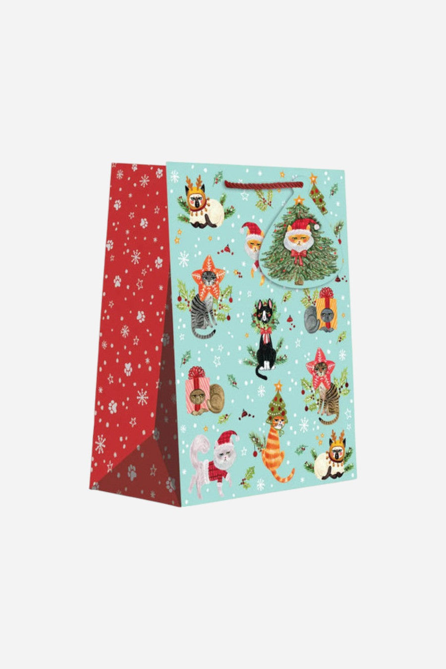 Naughty Cats Tote Gift Bag - Large – front view