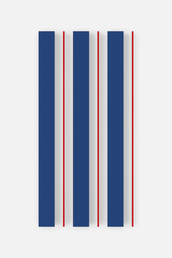Navy & Red Awning Stripe Guest Napkins - Set of 16