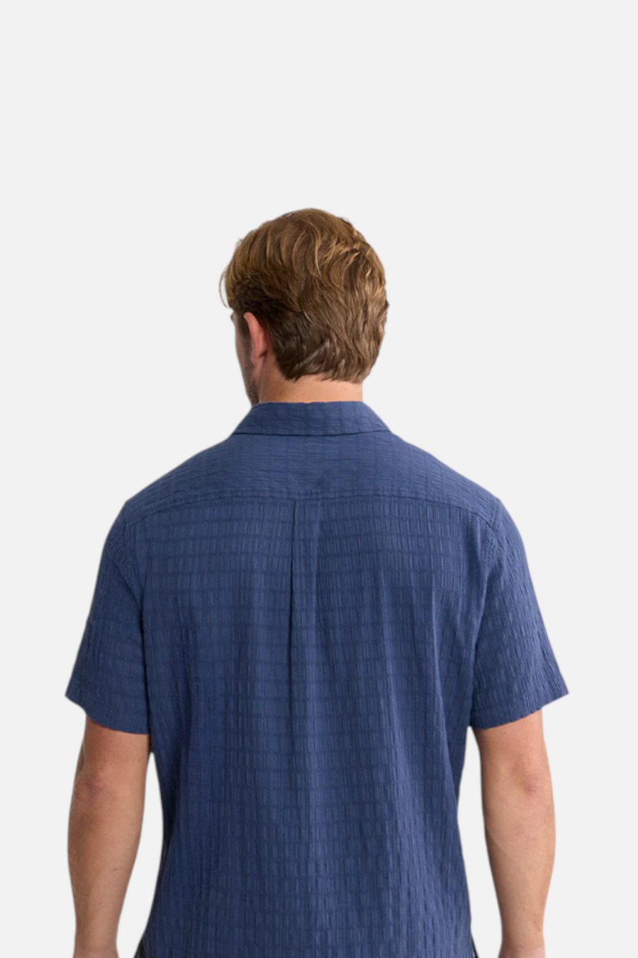 Fair Harbor Oasis Textured in Navy Basket Weave