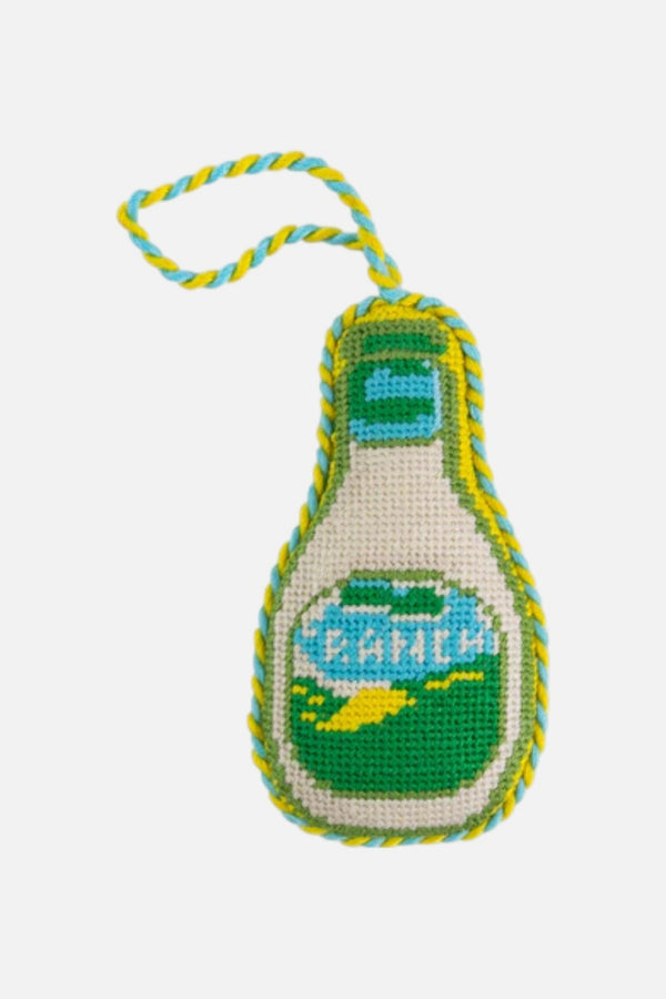 Needlepoint Icon Ranch Ornament