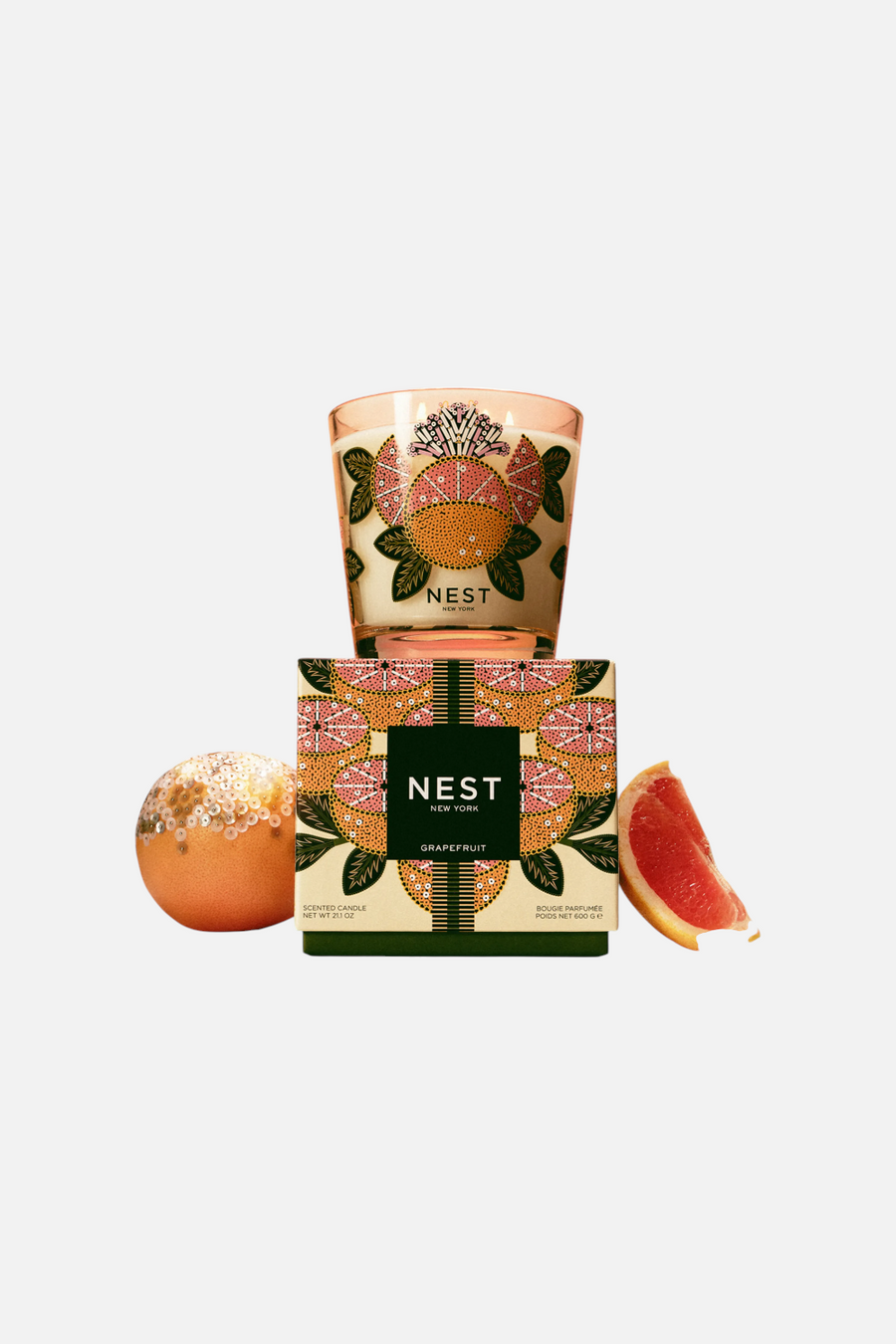 Nest Limited-Edition Grapefruit 3-Wick Candle, 21 oz. – back view