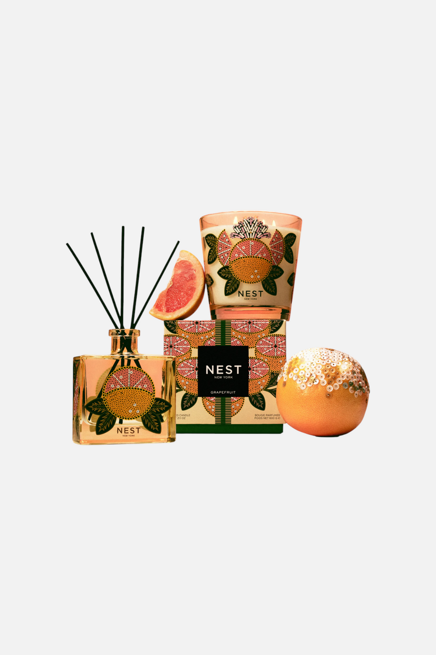 Nest Limited-Edition Grapefruit 3-Wick Candle, 21 oz. – detail