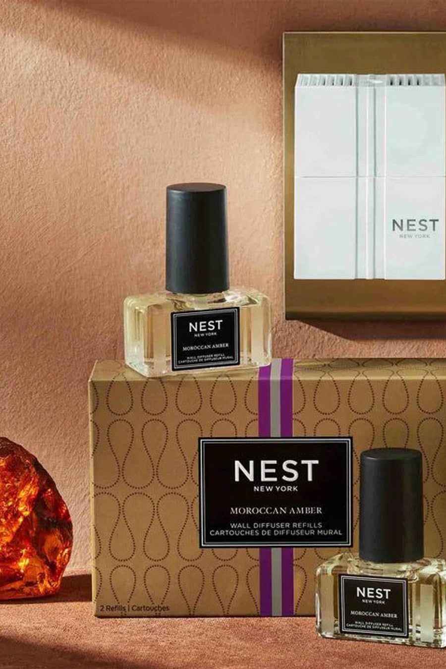 Nest Plug In Wall Diffuser Refill Moroccan Amber – back view