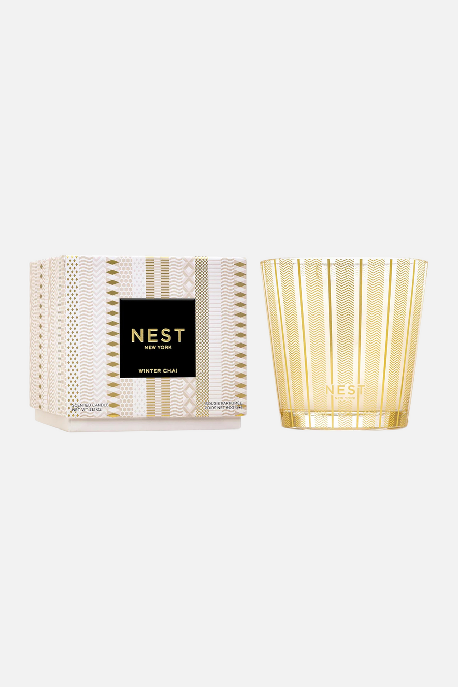 NEST Winter Chai 3 Wick Candle – front view