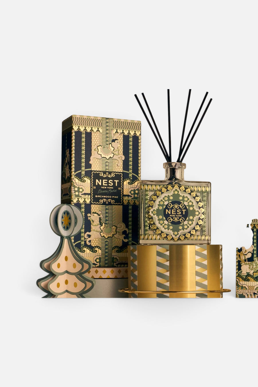 Nest x Pierre Marie Birchwood Pine Reed Diffuser – back view