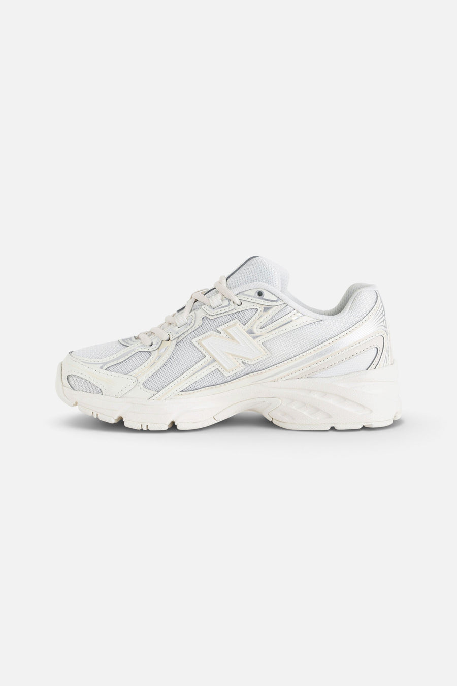 New Balance 740 Sneaker in Sea Salt and Angora – back view