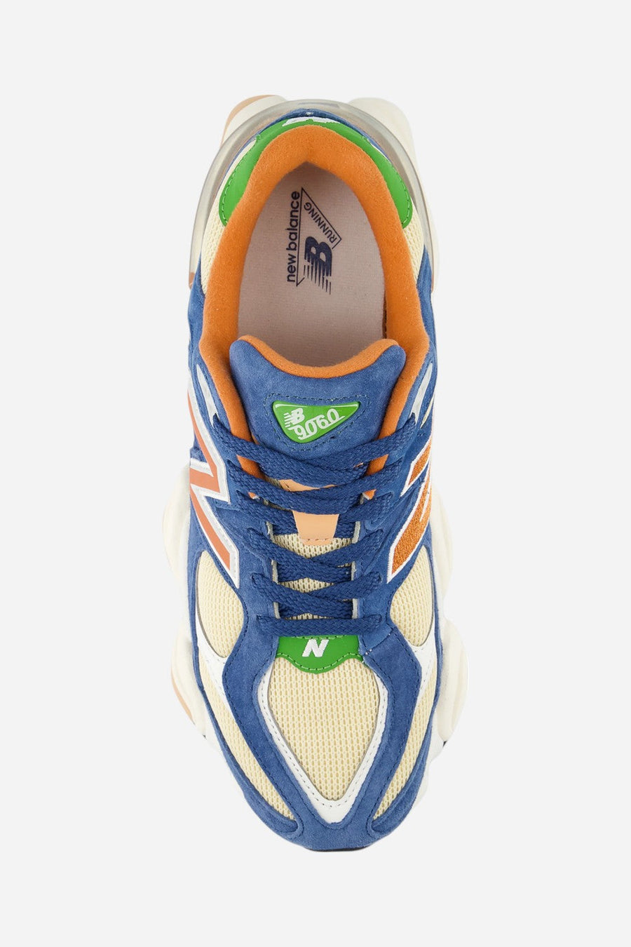 New Balance Men’s 9060 in Dark Shoreline Blue – detail