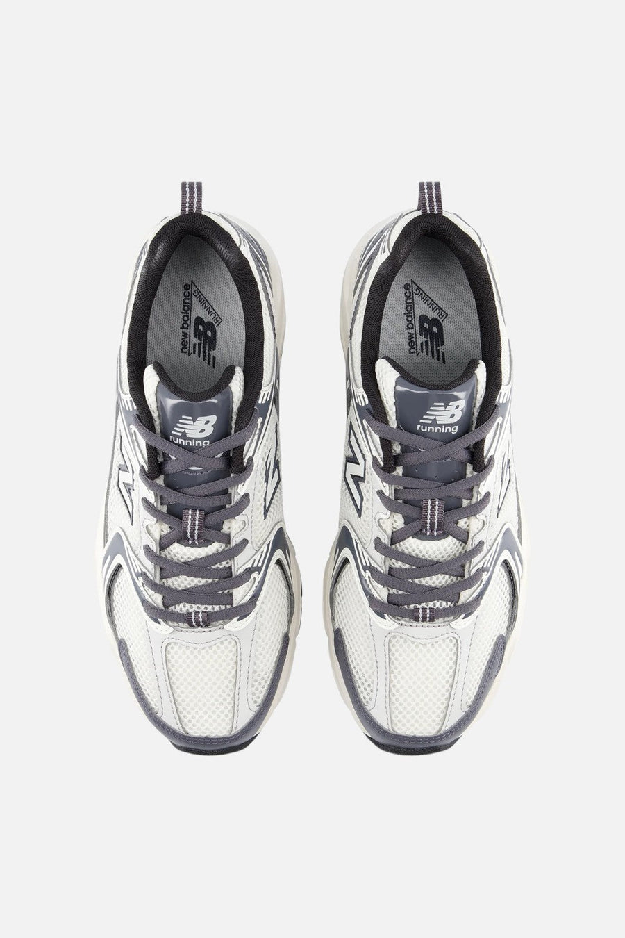 New Balance Men's 530 Sneaker in Sea Salt and Magnet – side view