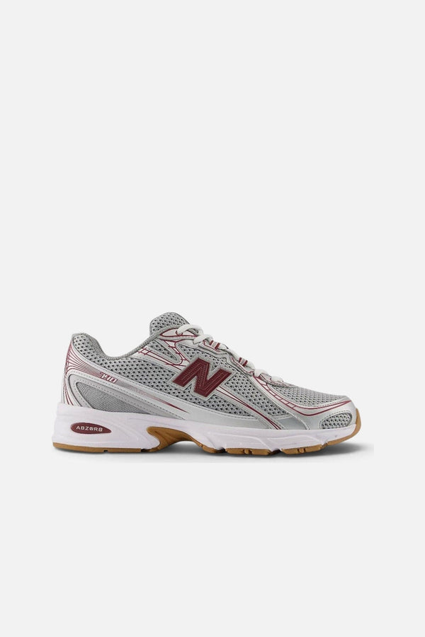 New Balance Men's 740 in Monarch Burgundy with Slate Grey and Raincloud
