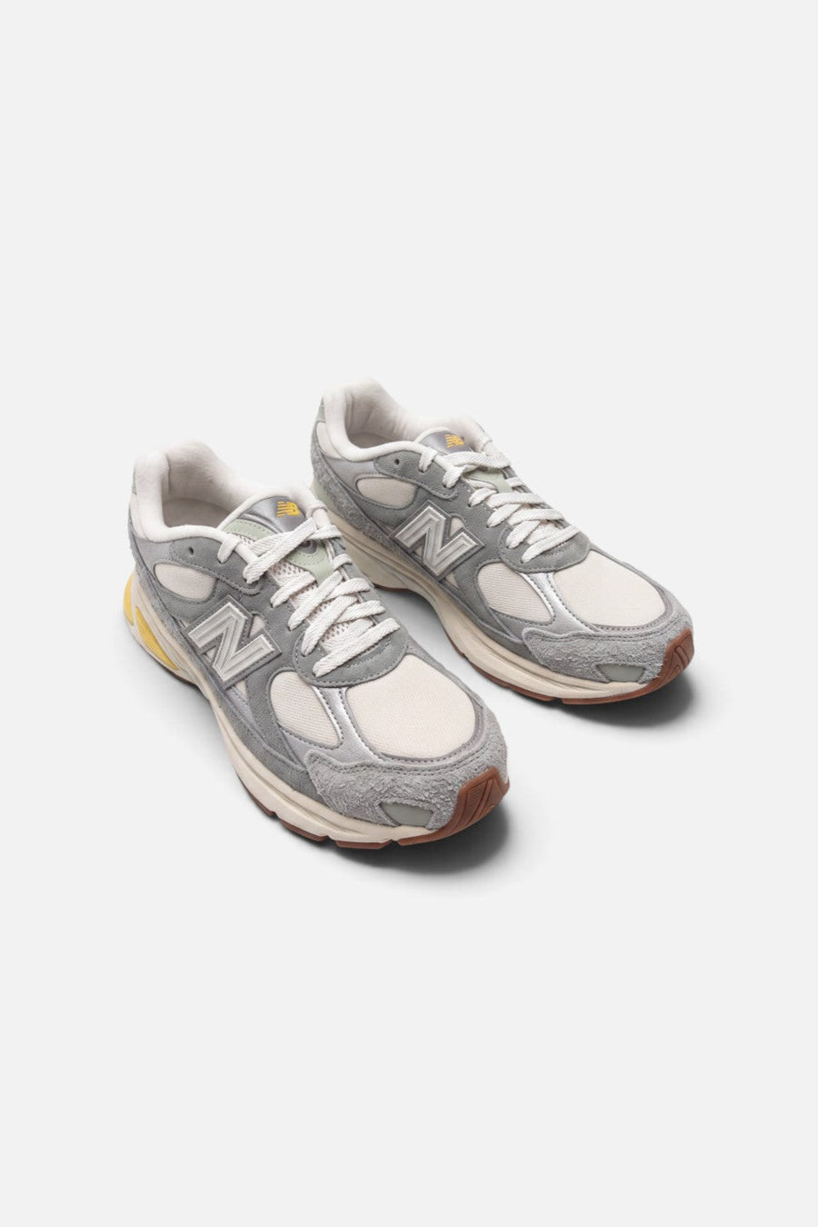 New Balance Men's Abzorb 2010 Sneaker in Silver Moss – back view