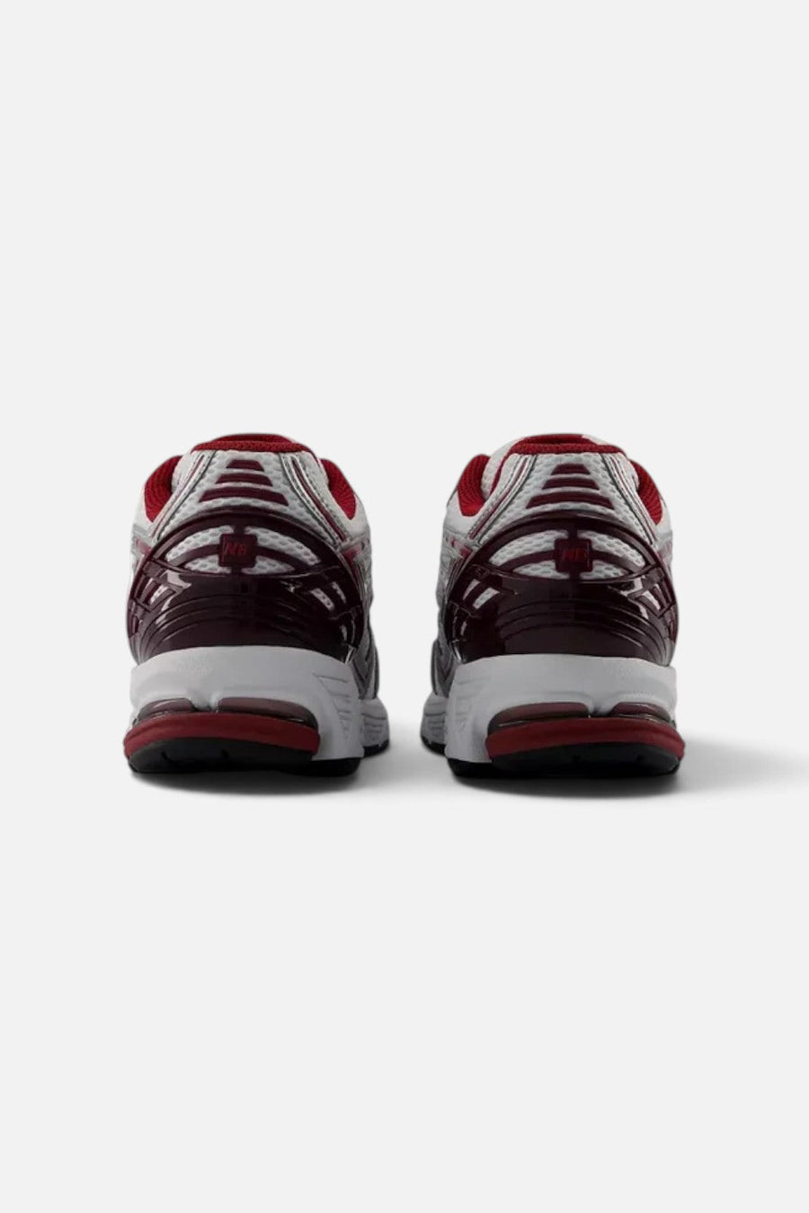 New Balance Unisex 1906 Sneaker in White and Podium Red – side view
