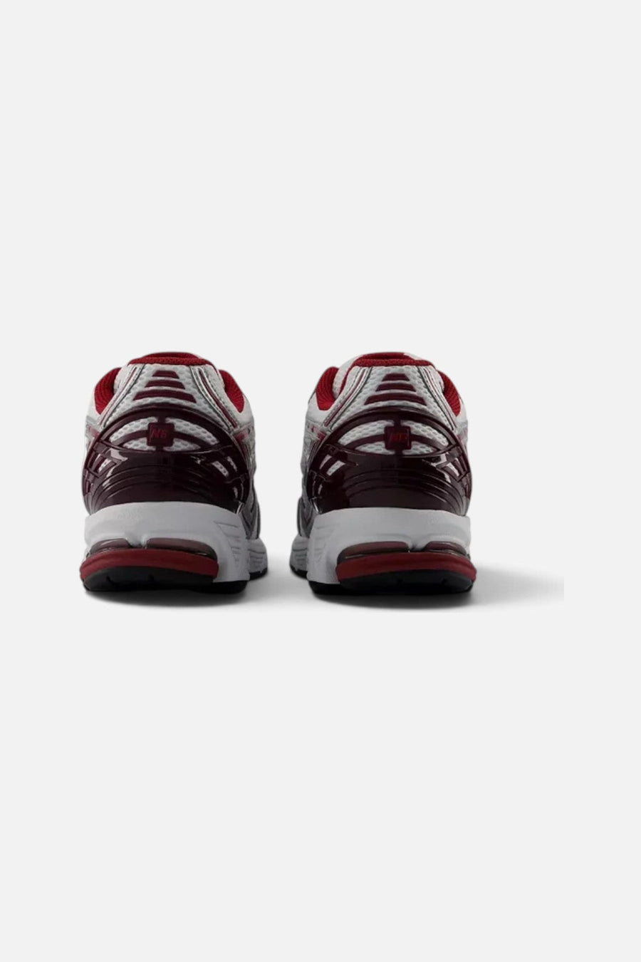 New Balance Unisex 1906 Sneaker in White and Podium Red – side view