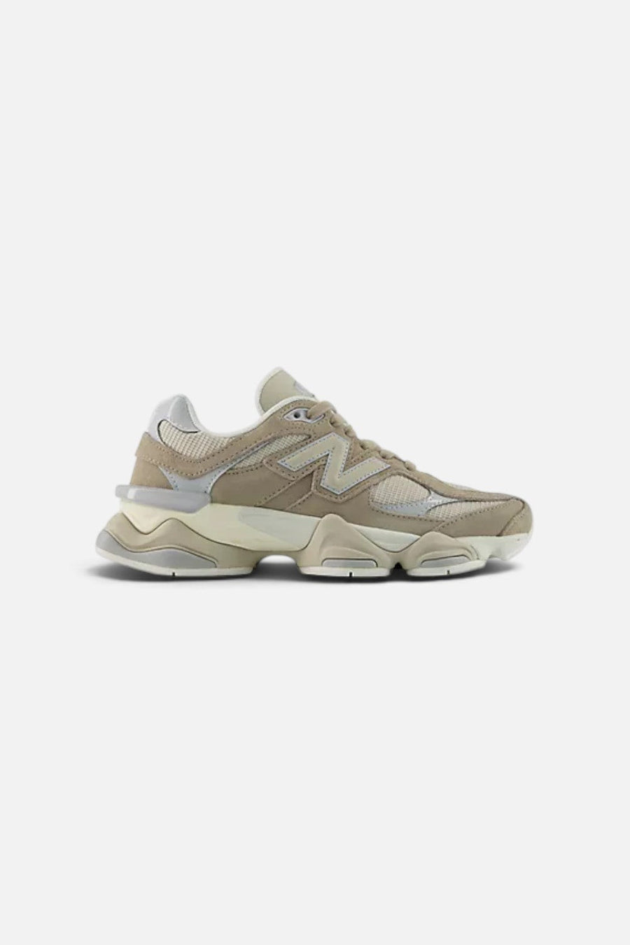 New Balance Unisex 9060 Sneaker in Driftwood – back view
