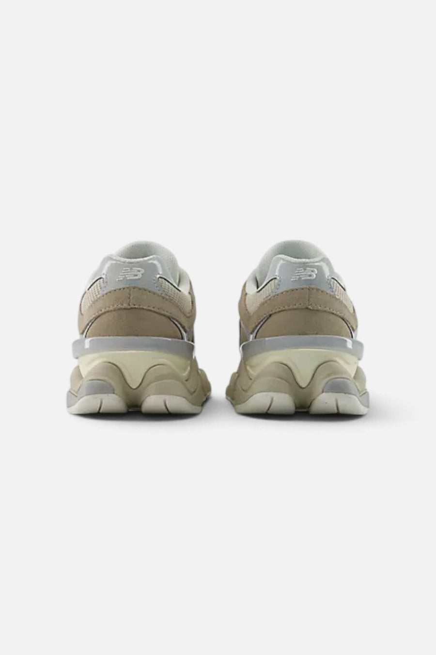 New Balance Unisex 9060 Sneaker in Driftwood – flat lay