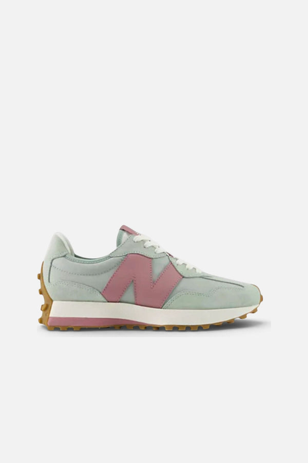 New Balance Women's 327 Sneaker in Lone Star Grey