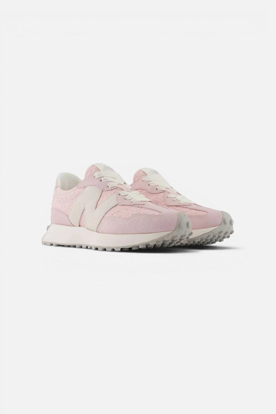 New Balance Women's 327 Sneaker in Rose Sugar – front view