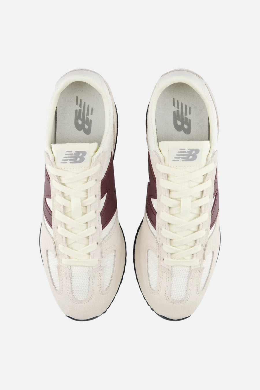 New Balance Women's 471 Sneaker in Sail and Burgundy – detail