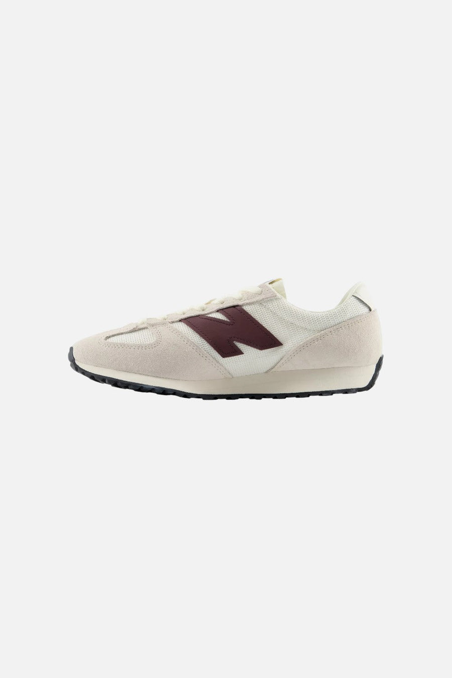 New Balance Women's 471 Sneaker in Sail and Burgundy – side view