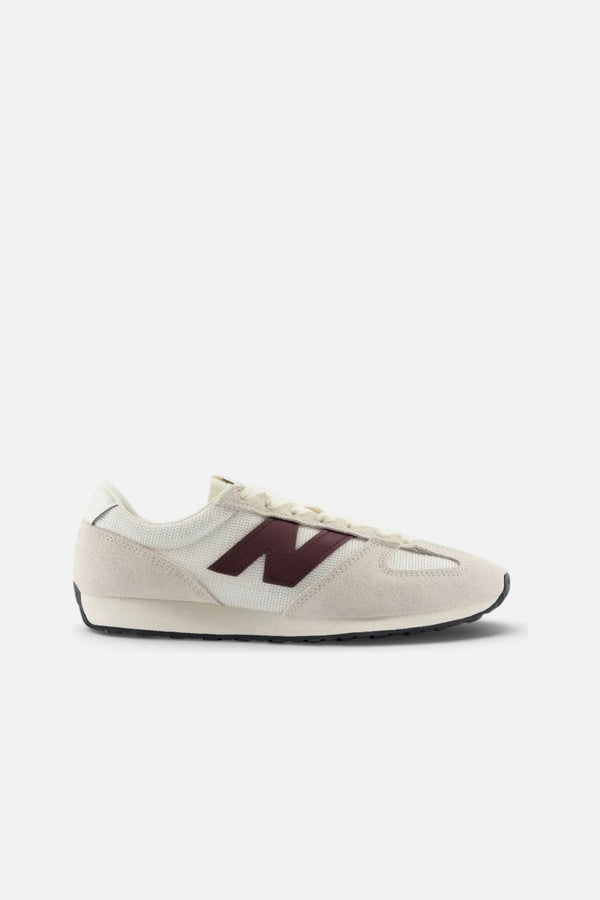 New Balance Women's 471 Sneaker in Sail and Burgundy