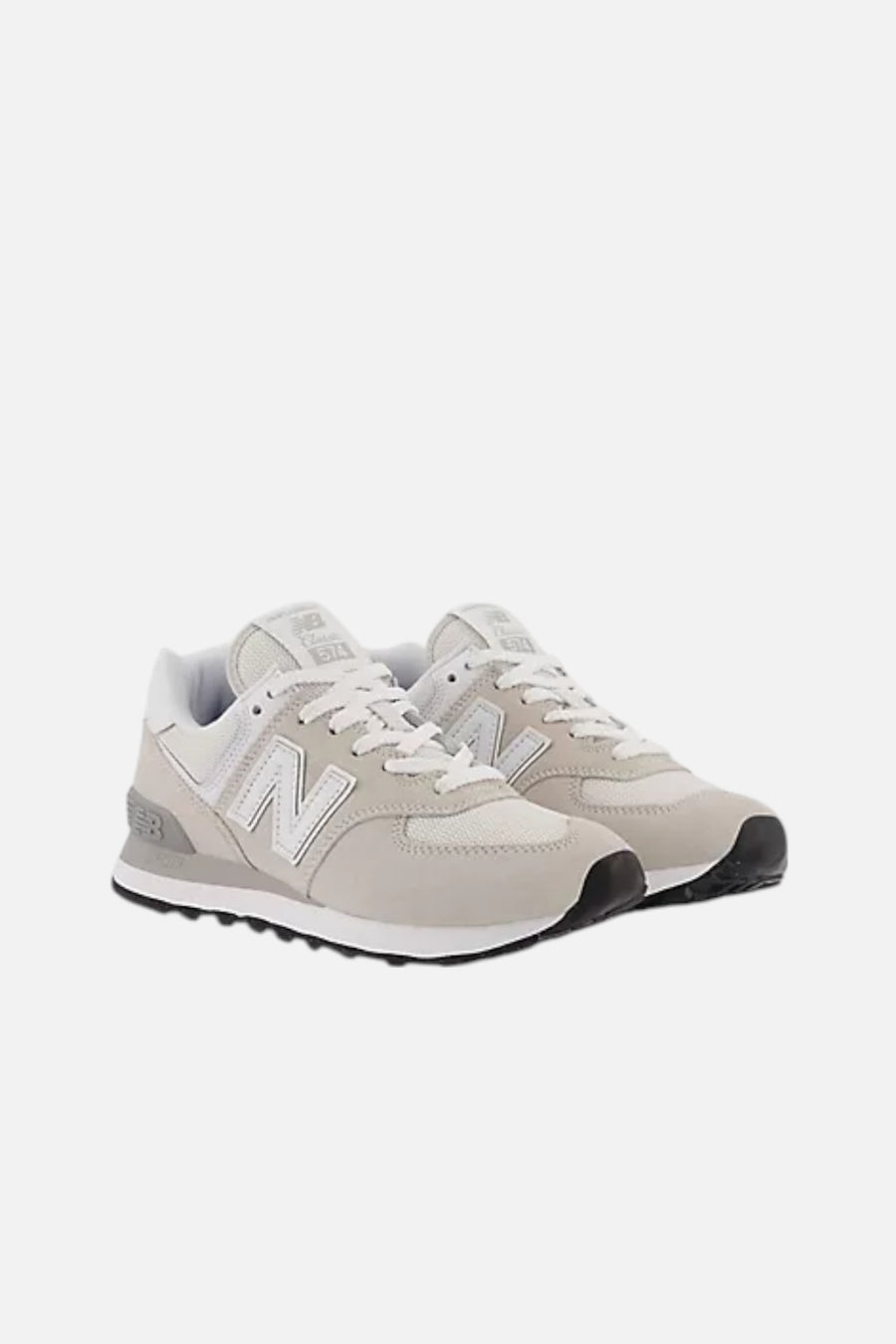 New Balance Women's 574 Core in Nimbus Cloud – three-quarter view