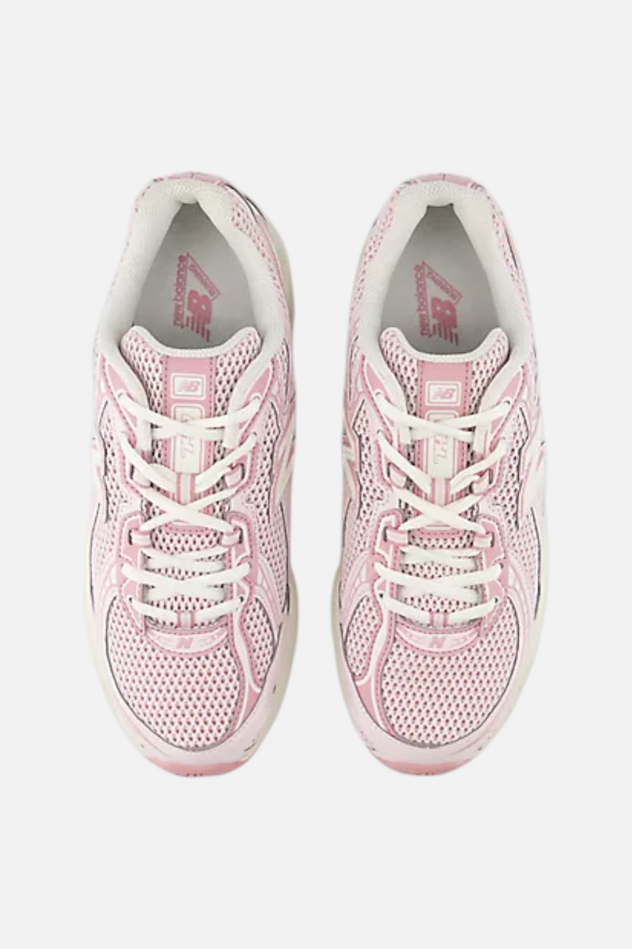 New Balance Women's 740 Sneaker in Pink Taffy – back view