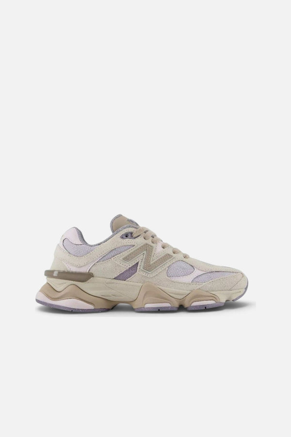 New Balance Women's 9060 Sneaker in Timberwolf and Driftwood