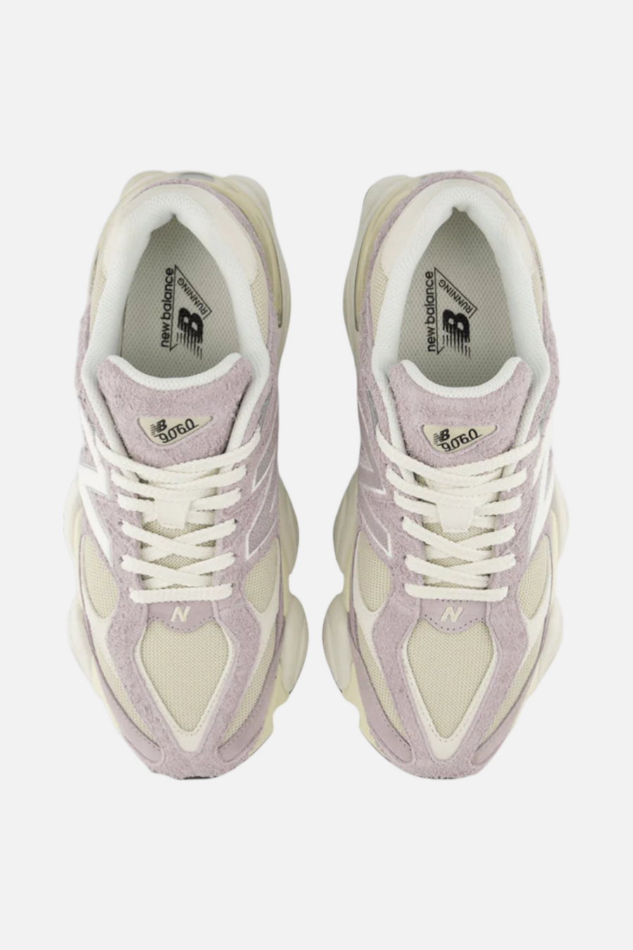 New Balance Women's 9060 Sneaker in Truffle Salt – back view