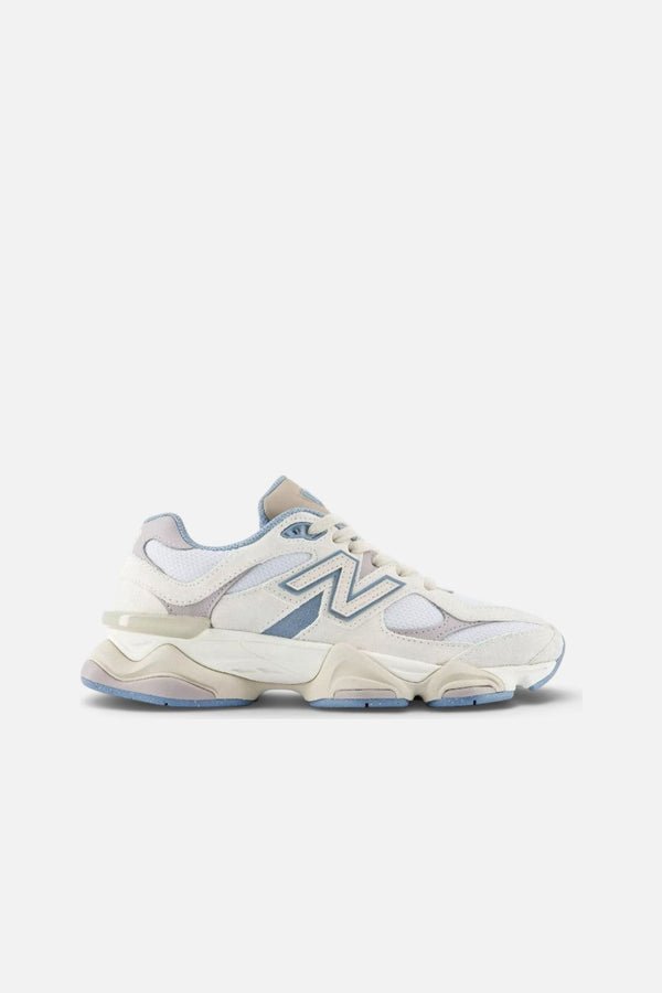 New Balance Women's 9060 Sneaker in Zinc Blue and Sea Salt