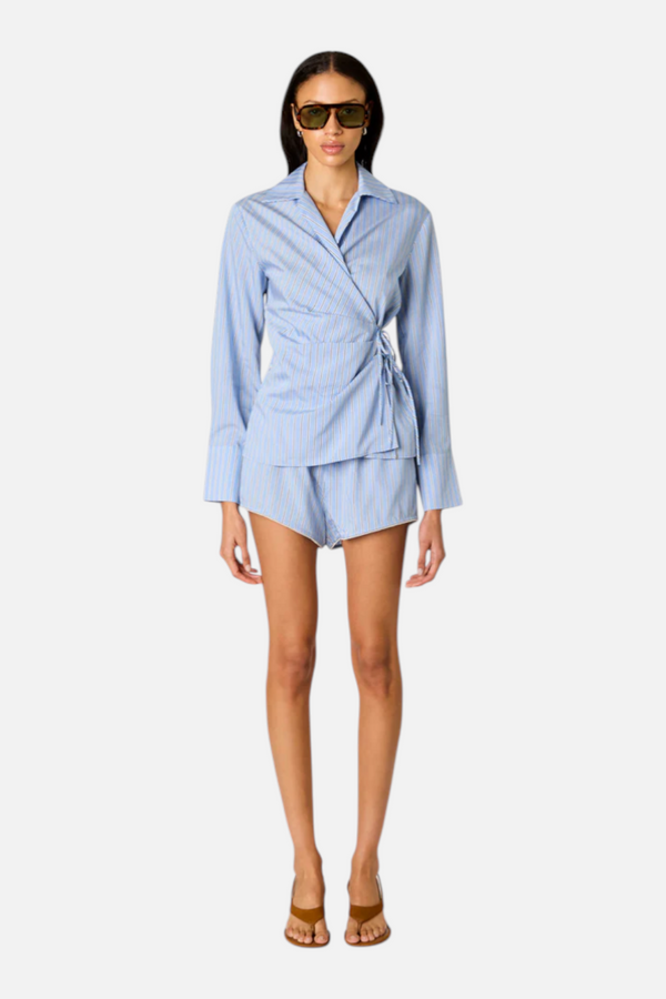 NIA Women's Eliska Shirt in Chambray