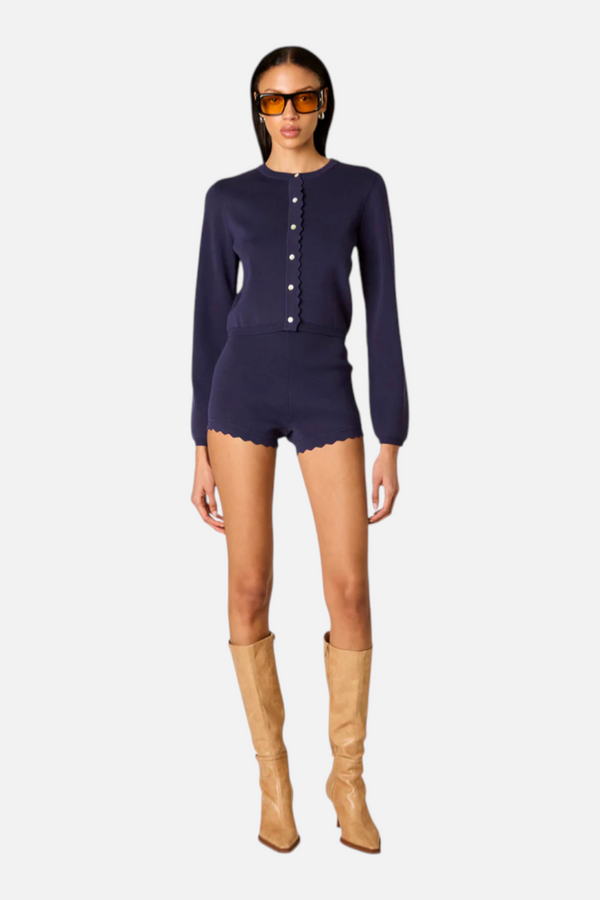 NIA Women's Mazzy Knit Short in Navy