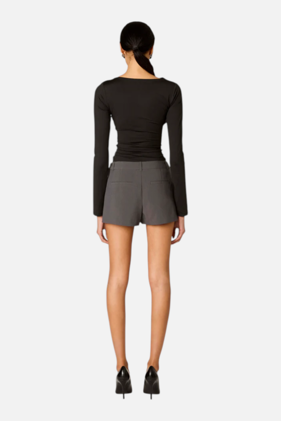 NIA Women's San Vicente Top in Black – side view