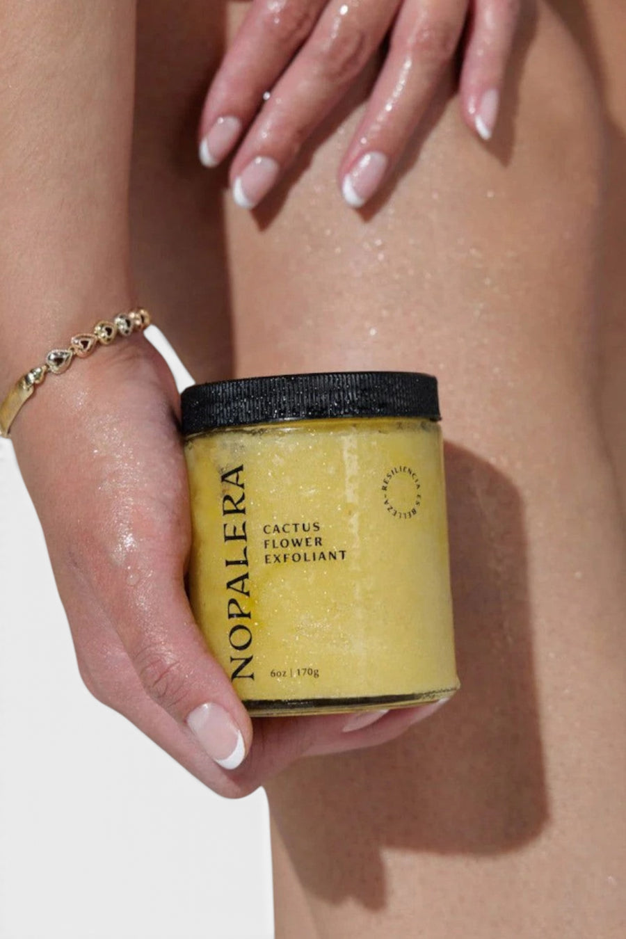 Nopalera Cactus Body Polish - Tangerine – side view