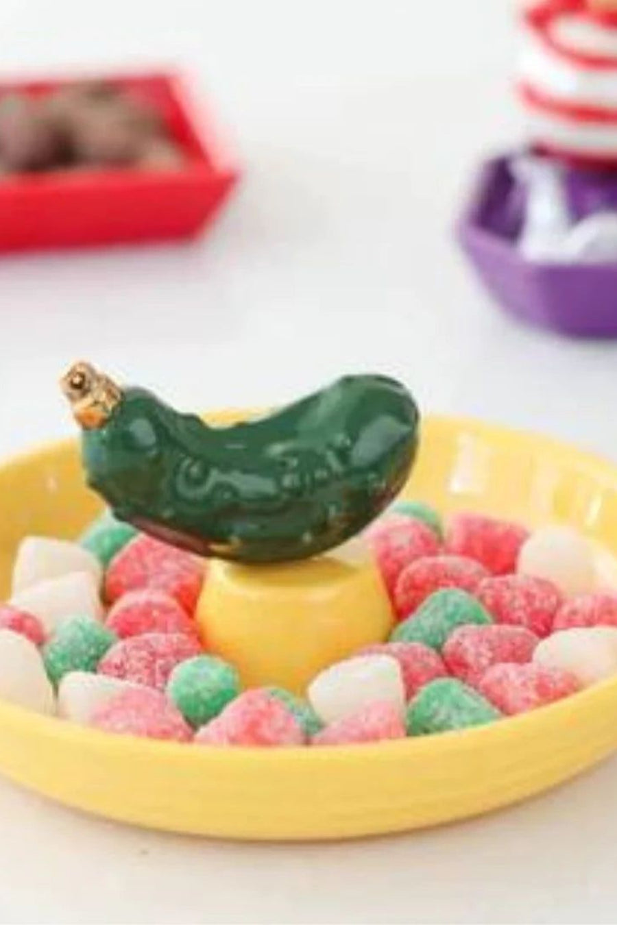 Nora Fleming Pickle Mini – back view