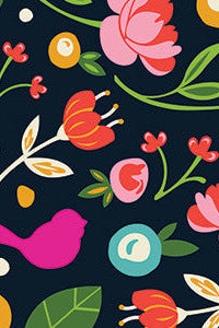 Nora Fleming Pink Birdies Cocktail Napkins – back view