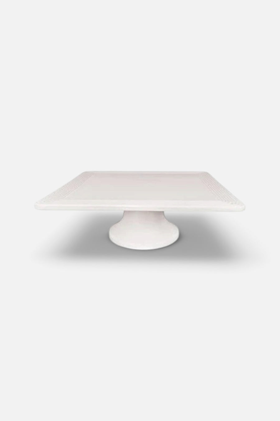 Nora Fleming Pinstripes Square Pedestal – front view