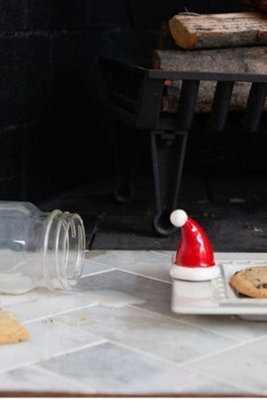 Nora Fleming Santa Stops Here Mini – back view