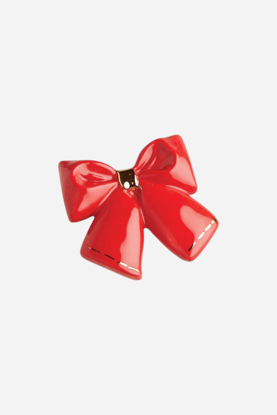 Nora Fleming Wrap It Up Red Mini – front view