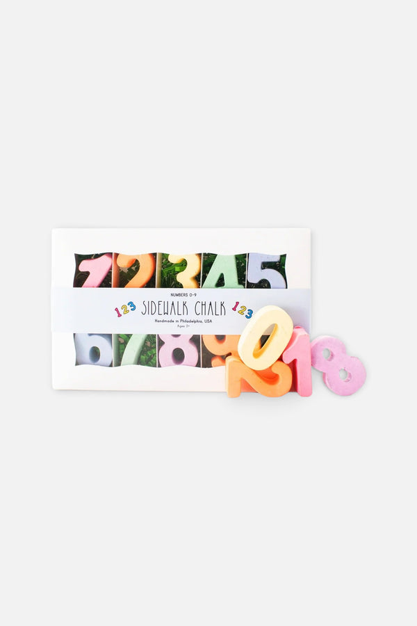 Number Sidewalk Chalk