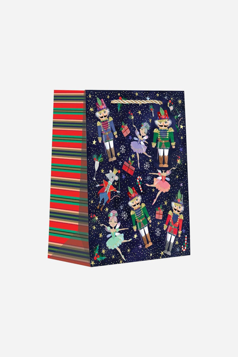 Nutcracker Ballet Tote Gift Bag - Medium – front view