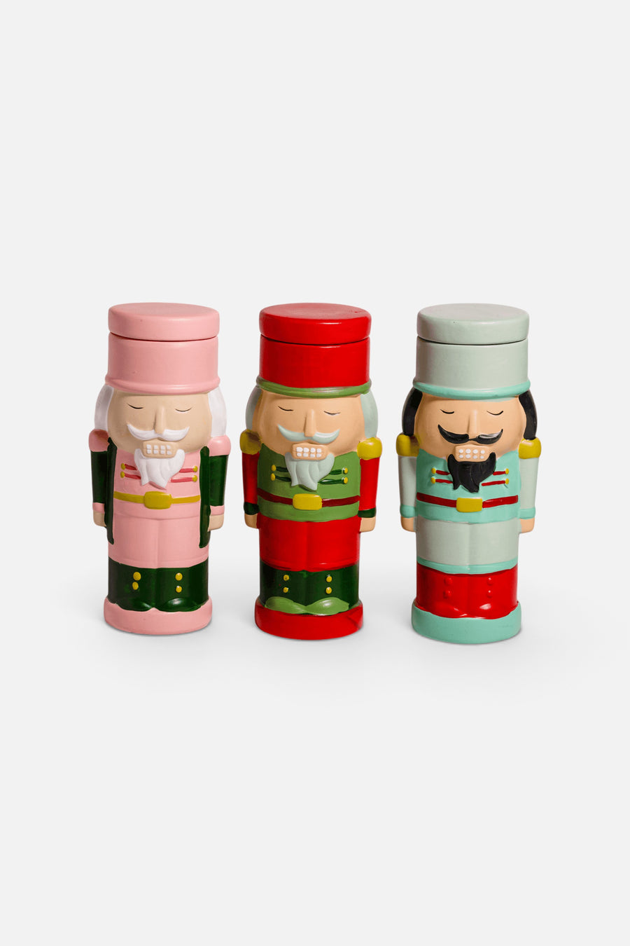 Nutcracker Candle Red – side view