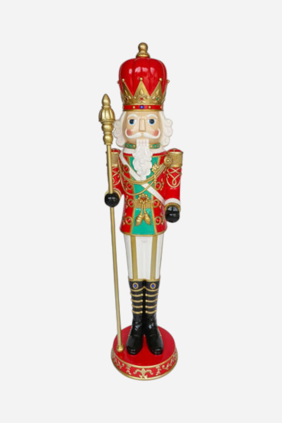 Nutcracker Display with LED Lights 78'' – front view