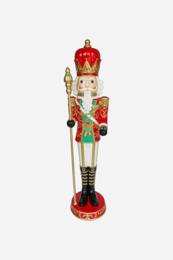 Nutcracker Display with LED Lights 78''
