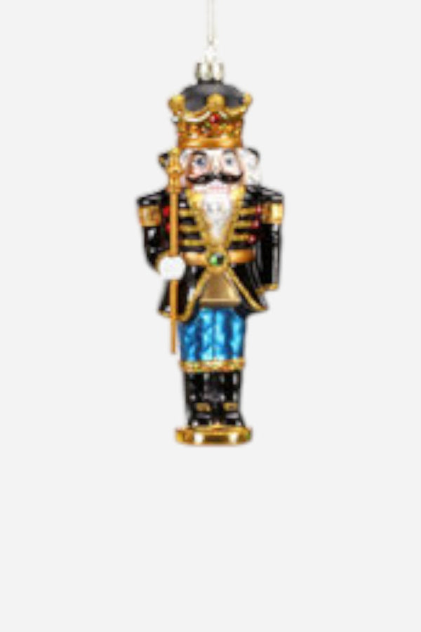 Nutcracker Ornament in Black