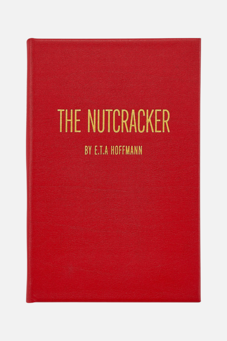 Nutcracker Red Leather Print Book – front view