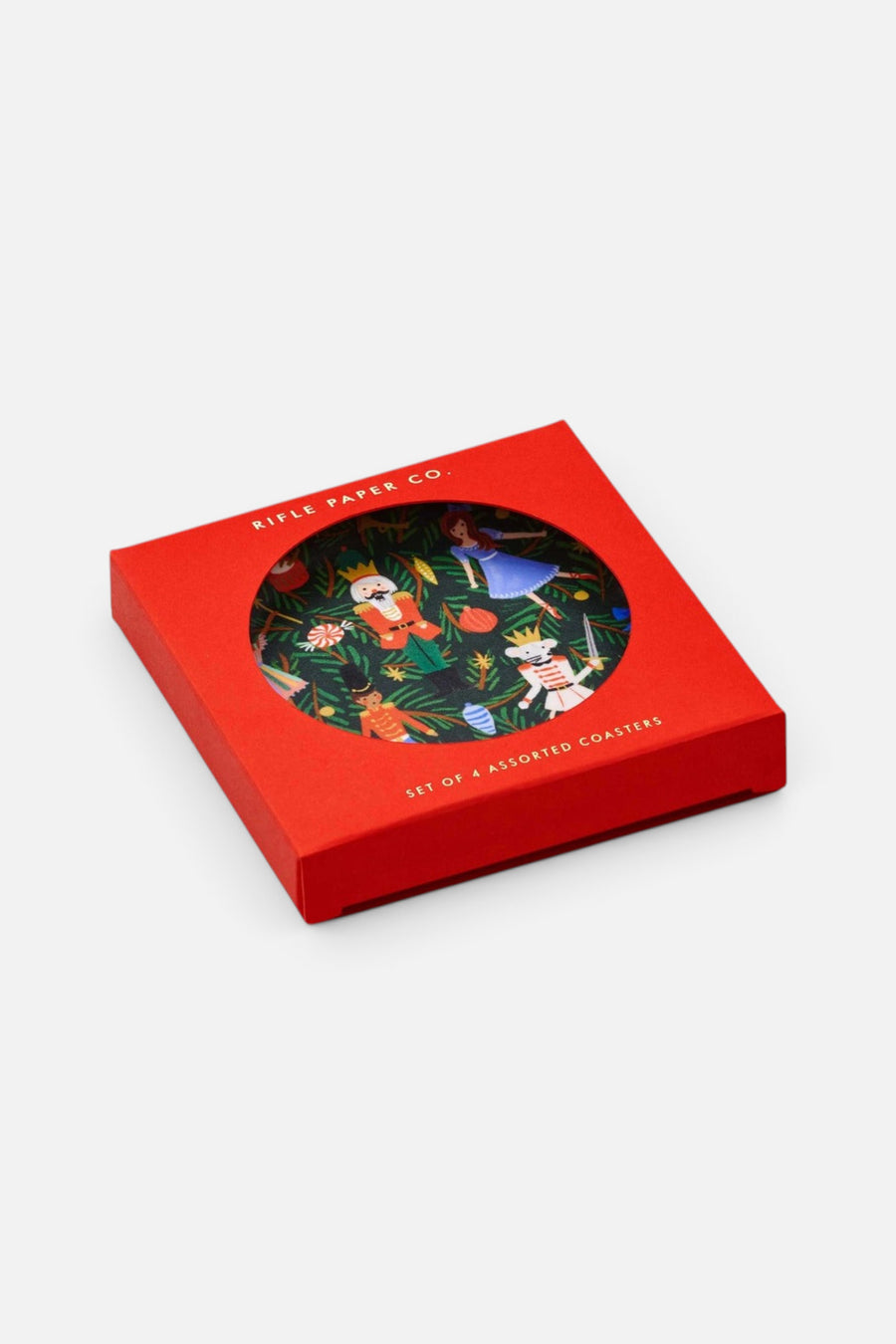 Nutcracker Round Coaster S/4 – side view