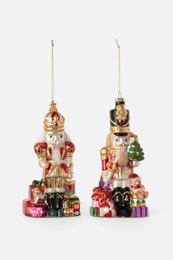 Nutcracker with Gifts Oversized Ornament, 8 in