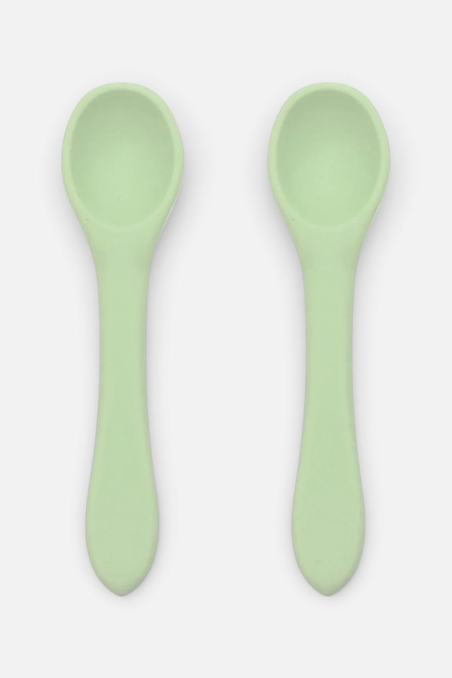O B Designs Stage 1 Spoon Pack of 2 in Mint – front view