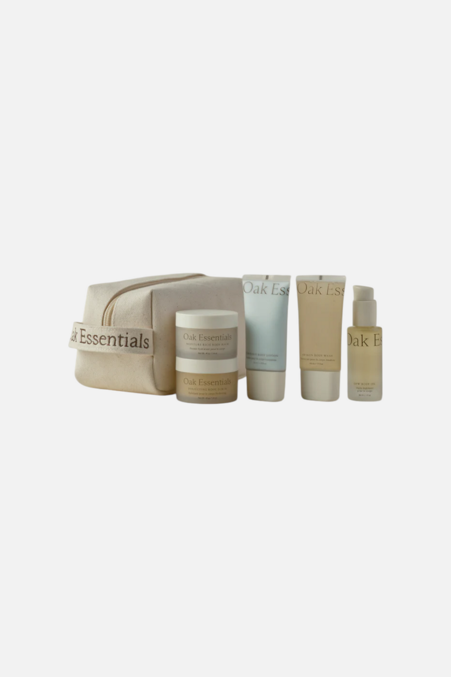Oak Essentials Travel Body Routine – front view