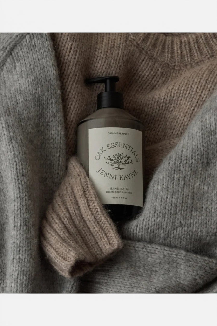Oak Essentials x Jenni Kayne Hand Balm Pump Dispenser – back view