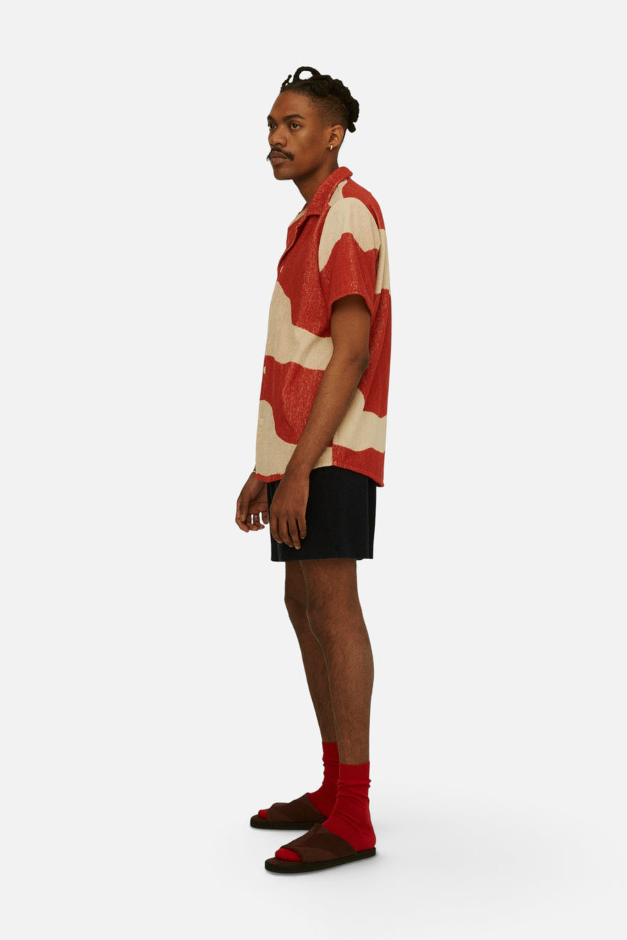 OAS Amber Dune Cuba Terry Shirt – flat lay